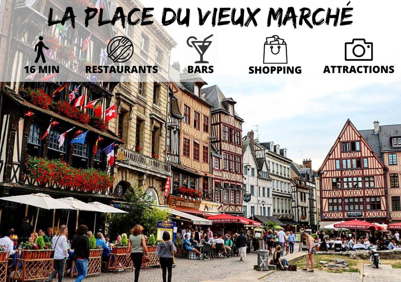 Cosy'Appart - Le Saint Maur Rouen Zewnętrze zdjęcie